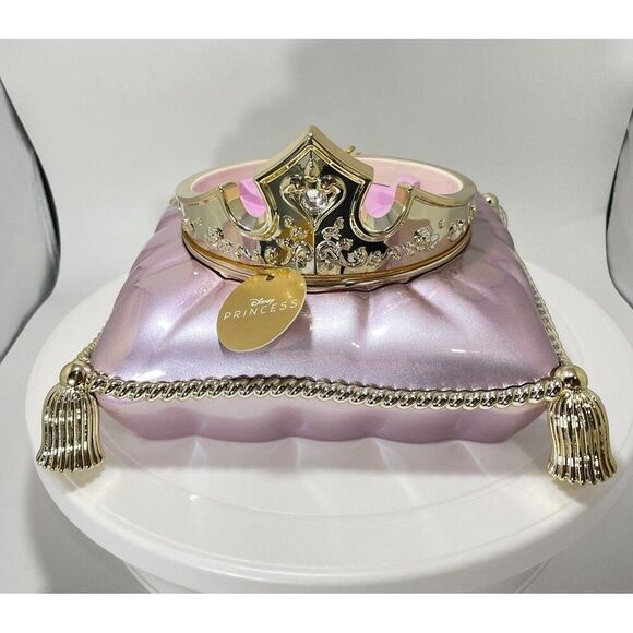 Disney Other - Disney Bath & Body Works Princess Aurora Crown 3-Wick Candle Holder Pedestal